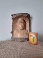 Fa faragott keleti Buddha krokodilfából