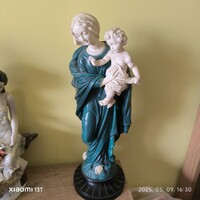 Szűz Mária kezében a kisded Jézussal nagy méretű szobor 47 cm