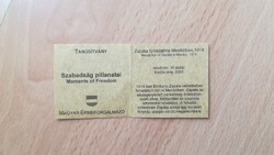 10 $ 2004 Moment of Freedom - Zapata forradalma Mexikóban,1914 certifikáció