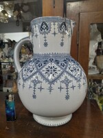 Old French sarreguemines calcutta u & c wash porcelain jug.28 Cm.