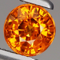 0.71ct 4.8mm Elképesztően Ragyogó, Gyönyörű Spessartit Gránát Ékkő, High-End minőség (spessartin)