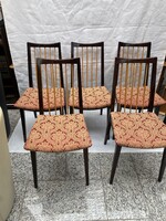 5 db  pálcás szék restaurált újrakárpitozott  állapotban