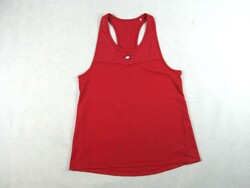 EREDETI TOMMY HILFIGER SPORT (M) PIROS NŐI RUGALMAS SPORT TRIKÓ FELSŐ