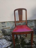 Hat darab Art Deco szék