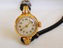 Óra karóra 037 - CHAIKA CSAJKA - mechanikus felhúzós retro 18mm aranyozott alkatrésznek