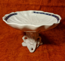 1 Ft-ról! Igazán különleges porcelán kínálótál 24 cm x 16 cm