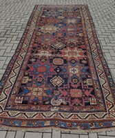 1880 Lesghi Star Kazak Kaukázusi fő szőnyeg ALKUDHATÓ