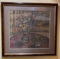 Abonyi Arany, Márton Sándorné (1899–1967) - Tavaszi virágok gyümölcsökkel