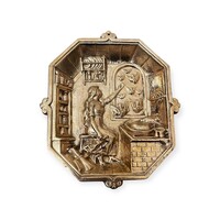 Csipkerózsika bronz kisplasztika – 1960-as évek