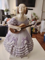 Déryné lilaruhás porcelán szobor eladó