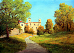 Lantos György: Sárospataki vár 50x70 cm