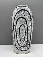 Pál Ilona kerámia váza, jelzett iparművészeti kerámia, 29,5 cm