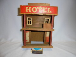 Retro western játék "HOTEL" fából