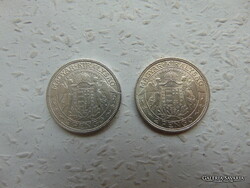 Ezüst Madonnás 2 pengő 1929 - 1938 LOT ! 02