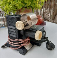 MŰKÖDŐ LEMEZÁRUGYÁR DIAVETÍTŐ TRAFÓJÁVAL, régi retro vintage, 1950-es évek.