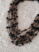 Női nyaklánc - kézi sodronyzott szerelékkel