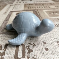 Retro, kerámia teknősbéka, figurális szobor eladó!  16 cm