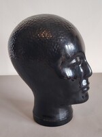 Fekete ametiszt üveg fej designer Atelier Fornasetti ALKUDHATÓ