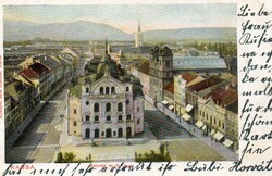 Képeslap: Kassa, Szlovákia. 1905.