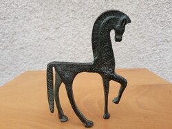 Mid century Frederick Weinberg iparművészeti bronz etruszk ló