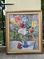 FESTMÉNY OROSZ GELLÉRT VIRÁGOK