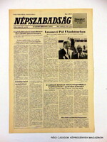 1984 május 30  /  NÉPSZABADSÁG  /  SZÜLETÉSNAPRA! RETRO, RÉGI EREDETI ÚJSÁG Ssz.:  10815