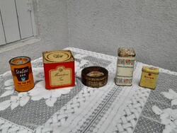 Retro pléh dobozok egyben