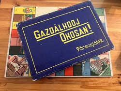 Gazdálkodj okosan! társasjáték - 1960-as évekből