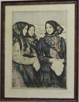 Glatz Oszkár (1872-1958) : Bujáki lányok