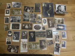 40 db  Regi fénykép  fotók antik  fénykép egyben