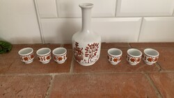 Alföldi Pálinkás készlet - Juhászos mintával