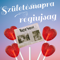 1999 augusztus 2    /  Magyar Nemzet  /  Születésnapra regiujsag Ssz.:  38302