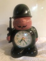ÓRA-1980.-Mr.General Army Soldier- 21 x 12x10.5 cm-Újszerű állapot- az óraszerkezet nem működik