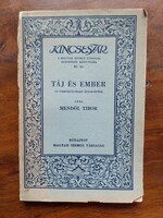 Mendöl Tibor: Táj és ember, Kincsestár sorozat kiskönyve 1932