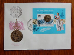 FDC 1980. Olimpiai érmesek (IV.) Moszkva - blokk
