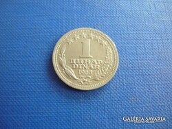 JUGOSZLÁVIA 1 DÍNÁR 1968
