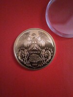 Trianon emlékérem! Aranyozott érem kapszulával!