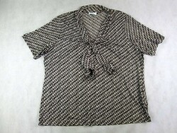 EREDETI ULLA POPKEN (2XL / 3XL) ELEGÁNS CSINOS RÖVID UJJÚ NŐI KÖNNYED RUGALMAS FELSŐ