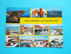 Képeslap (65) - Németország (NSZK) - Helgoland mozaik 1970-es évek