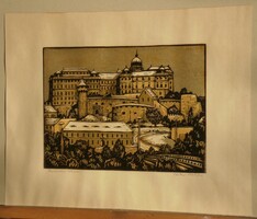 Réti Mátyás (1922-2002 : Budavár télen