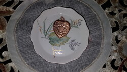 Antik---aranyozott  nyitható fényképtartó--medál---monogrammal,jelzett -kb--1920-40-es--évek