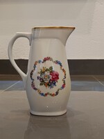 AKCIÓS Zsolnay porcelánkancsó – virágkoszorús klasszikus elegancia!