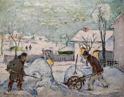 Jancsek Antal (1907-1985): TÉLI MUNKÁK