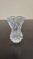 Csiszolt ólomkristály váza 8 cm
