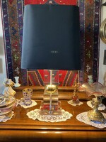 ART -DECO  NAGYMÉRETŰ AKRIL ÜVEG ASZTALI LÁMA !!  77-cm!!!