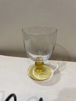 Régi üveg italos pohár. 4498