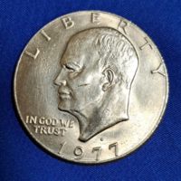 1977. Eisenhower 1 dollár USA  (342)