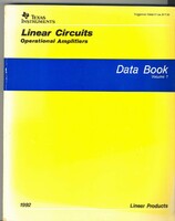 Texas Instruments (TI) = Linear Circuits - Operatoinal Amplifiers (1992)