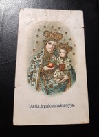 CSODASZÉP, RITKA, RÉGI, ARANYOZOTT SZENTKÉP, IMALAP - ÉRDEMES MEGNÉZNI! - SZŰZ MÁRIA - ALKUDHATÓ!