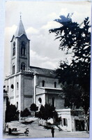 Paks - Rom kat templom , üzlet   1958